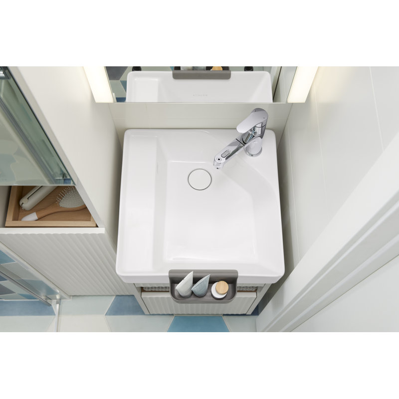 Kohler Spacity 24 In Fireclay Vanity Top With Integrated Square Sink kohler-spacity-24-in-fireclay-vanity-top-with-integrated-square-sink